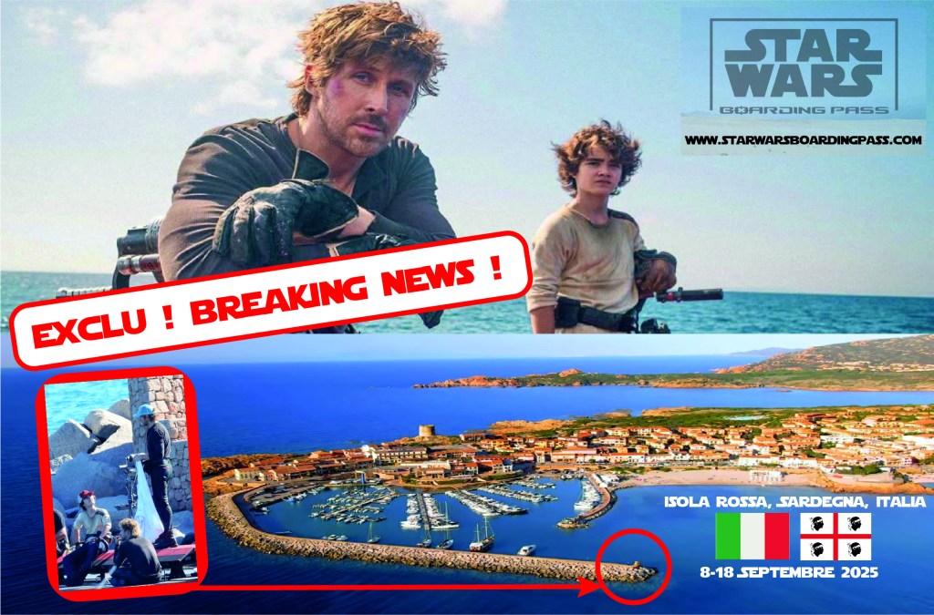 EXCLU : Le lieu de tournage italien (et plein d&rsquo;infos) sur la photo postée de Star Wars : Starfighter&nbsp;!!!